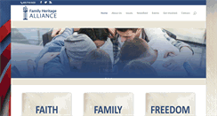 Desktop Screenshot of familyheritagealliance.org